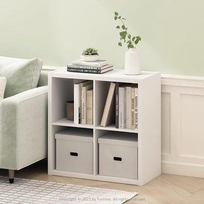 Furinno Cubicle Open Back Decorative Cube Storage Organizer - Image 2