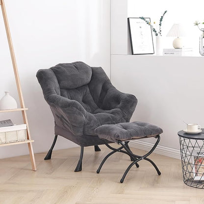 LITA Modern Accent Leisure Upholstered Sofa Chair, Lounge Reading Chair - Image 5