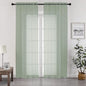 Chyhomenyc Living Room Sheer Curtains 96 Length 2 Panels Set by Chyhomenyc