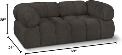 Meridian Furniture 611Brown-S68A Ames Collection Modern | Contemporary Modular - Image 3