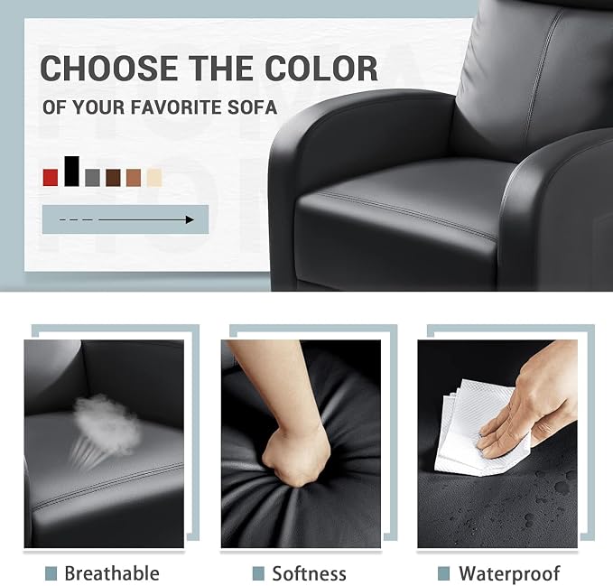 Homall Recliner Chair, Recliner Sofa - Image 7