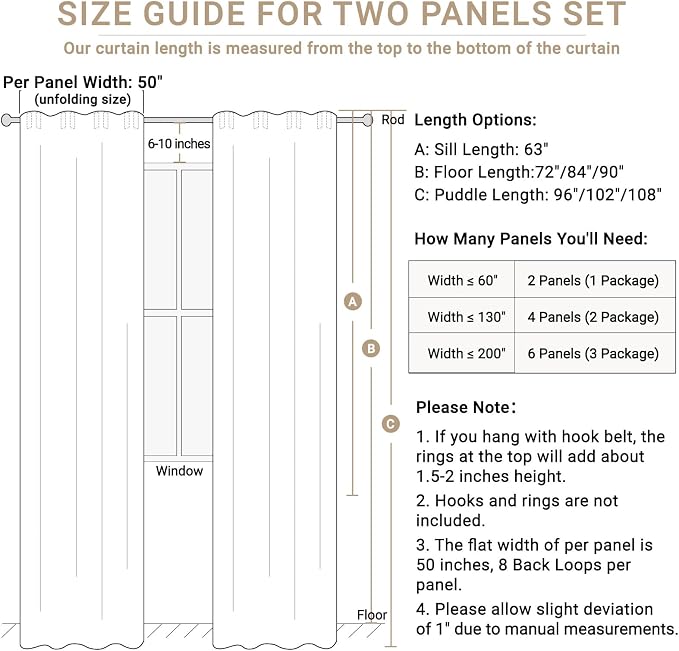 Linen Textured Total Blackout Curtains - Image 7