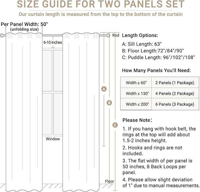 Linen Textured Total Blackout Curtains - Image 8