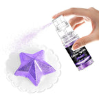 Purple Edible Glitter Spray - 15g Edible Purple Glitter for Cakes Food Grade Shimmer Powder Cake Spray for Cookie Decorating Chocolate Strawberry