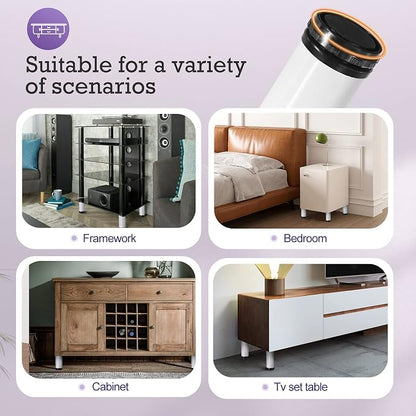 8 Inch Metal Furniture Legs Stainless Steel Adjustable Legs White Metal Legs - Image 7