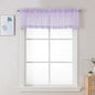 Chyhomenyc Sheer Valances for Windows 2 Pack, Small Window Curtains for Living by Chyhomenyc