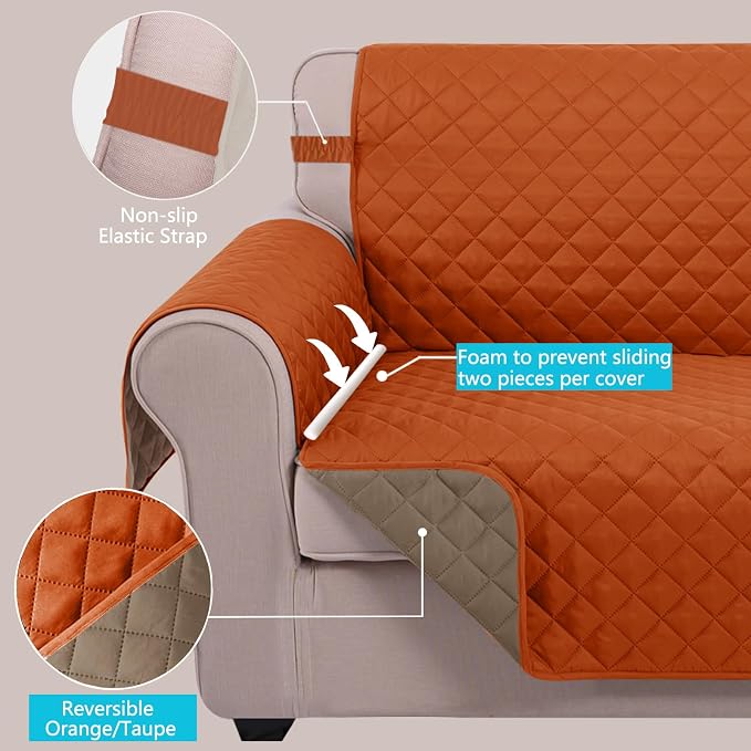 U-NICE HOME Loveseat Sofa Cover - Image 4