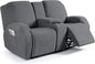 Ruaozz Loveseat Recliner Covers by RuaozzFurnitureCovers