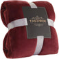 TASTHROW Large Flannel Fleece Throw Blanket, 60×80 Inch by TASTHROW