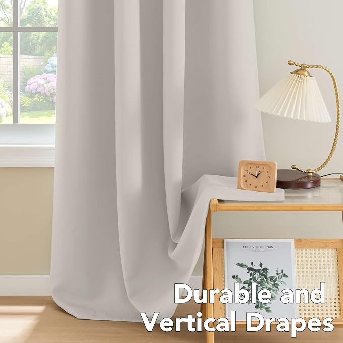 H.VERSAILTEX Solid Grommet Thermal Insulated Blackout Curtain Panels/Drapes - Image 8
