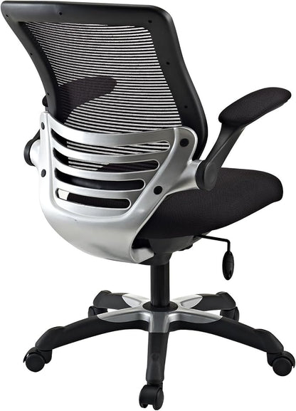 Modway Edge Mesh Back and Mesh Seat Office Chair In Black - Image 6