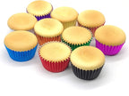 Standard Red Foil Cupcake Liners Muffin Baking Cups for Party and More, 100-Count