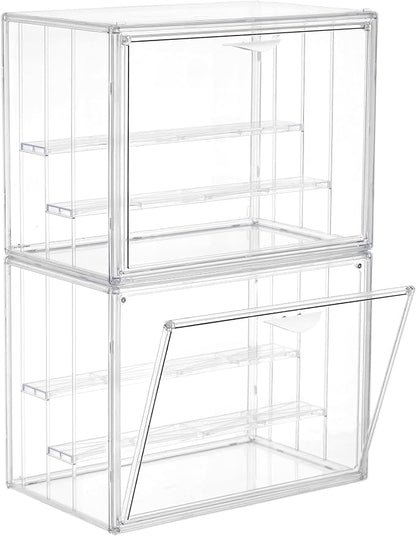 LXLXXL Acrylic Display Case for Collectibles 3 Layer Adjustable Figure Display by LXLXXL