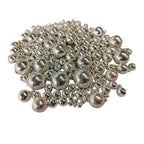Edible Silver Sugar Pearls Candy Sprinkles 120G/ 4.23Ounce Baking Cake Sprinkles Cupcake and Cake Topper Cookie Decorations Wedding Party Valentines Halloween Christmas Supplies