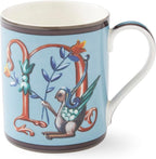 Spode Kit Kemp 12oz Mug in Fine China, N Initial - Custom Coffee Cup for Hot Beverages, Personalized Gift Idea for Her, Him, Friends, Coffee Lovers - Stylish Letter Mug for Daily Use, Dishwasher Safe