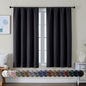 Simplebrand Ava Halloween Black Short Blackout Curtains by Simplebrand