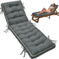 80x26 Inch Folding Chaise Lounge Cushion Quick Dry by AMCATON