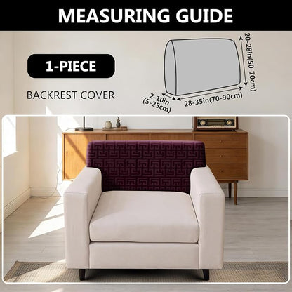 UNBBRRL Stretch Couch Backrest Cushion Cover - Image 2