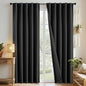 Joydeco Black Curtains 84 inch Long, Thermal Insulated Privacy Room Darkening by JOYDECO