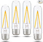 Dimmable E26 T30 T10 LED Bulb Long Tube Light Bulb 4W, Type T Tubular Light by PADMOLUDAZ