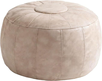 Thgonwid Unstuffed Moroccan Storage Pouf Foot Stool Ottoman Seat Handmade Faux by Thgonwid