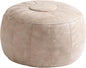Thgonwid Unstuffed Moroccan Storage Pouf Foot Stool Ottoman Seat Handmade Faux by Thgonwid