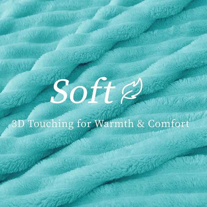 BEDELITE Ribbed Twin Blanket for Couch & Bed, Warm Yet Lightweight, Ribbed - Image 4
