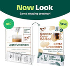 Copper Cow Coffee Sweetened Condensed Milk Coffee Creamer Singles (8 pack) | Vietnamese Inspired Coffee Creamer, All Natural Creamer Packets for Pour Overs & Lattes | No Refrigeration Needed