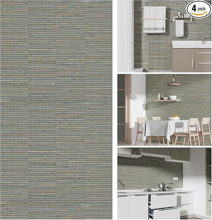 SINGULARWOOD Bamboo Wall Panel for Home Decor, Wall Cladding and Covering by SINGULARWOOD