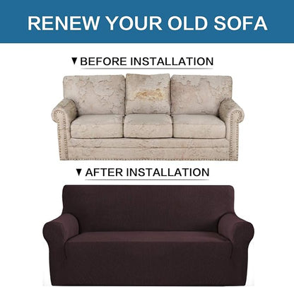 H.VERSAILTEX Armchair Cover High Stretch Sofa Slipcover 1 Piece Couch Covers - Image 6