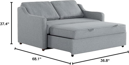 Serta® Corren 68.1" Queen Sized Convertible Sofa, Dream Coil® Comfort, - Image 2