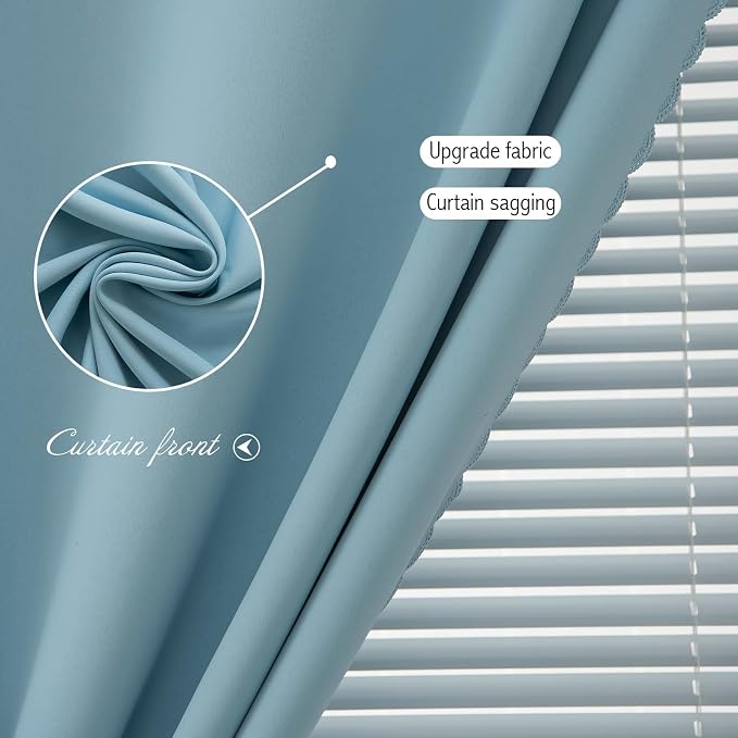 Self Adhesive Curtains, Portable Blackout Curtains Fabric Curtains - Image 5
