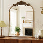VooBang Vintage Arched Bathroom Mirror, 26x38 Inch Retro Wall Mounted Vanity by VooBang