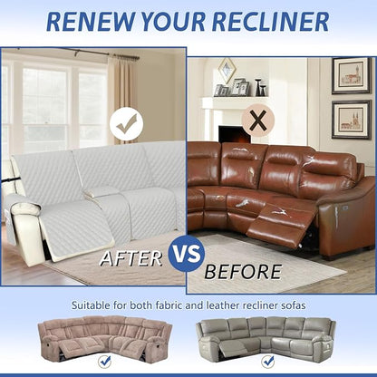 Arfntevss Recliner Sectional Couch Covers 1OO% Waterproof L Shape Sofa Cover - Image 5