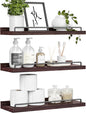 RYOFOBETTO Floating Shelves, Bathroom Decor Shelves Over Toilet, Farmhouse Wall by RYOFOBETTO