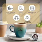 InfuSio Coffee Pods 96 Count Kenya AA Medium Dark Roast Single serve Coffee pods for Keurig K Cup® Brewers - InfuSio Premium Roasted Keurig 2.0 Compatible