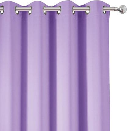Blackout Curtains 52 x 95 inch/Lavender Curtains Set of 2 Panels/Thermal - Image 7