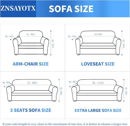 ZNSAYOTX 1 Piece Jacquard Couch Covers - Image 6
