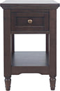 Brentwood Modern Transitional Chairside End Table by Jofran+Inc.