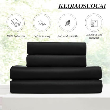 72 Inch Wide Black Pinch Pleated Curtains 72 x 90, Thermal Insulated Noise - Image 5