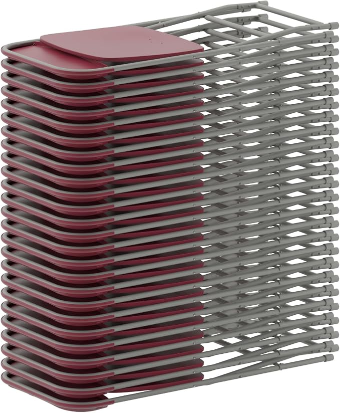 Hercules Series Plastic Folding Chair Red - Image 16