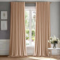 MIULEE Blush Beige Velvet Curtains 52x96 inches Luxury Blackout Curtains | by MIULEE