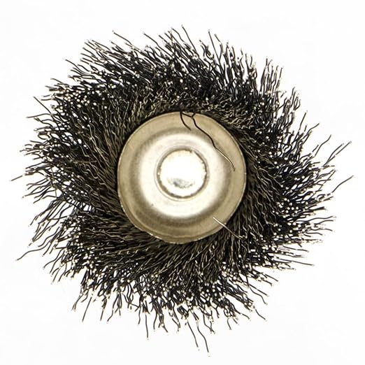 20PCS Wire Brushes - Metal Rust Removal, Polishing, Cleaning - 15mm Diameter, 3mm Shaft - Removes Burrs, Dust, and Oxide Layer - Handles Rough Surfaces - Designed for Industrial and DIY Enthusiasts