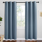 NICETOWN Smoky Blue Blackout Curtains 72 inches Length by NICETOWN