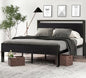 SHA CERLIN 14 Inch Queen Size Metal Platform Bed Frame by SHACERLIN