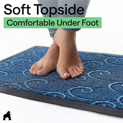 GORILLA GRIP 100% Waterproof All-Season WeatherMAX Doormat 35x23, US Designed - Image 8