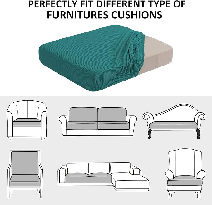 Water Repellent Sofa Cushion Covers, Stretch Sofa Seat Slipcover Furniture - Image 7