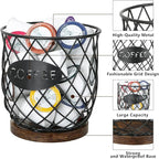YINMIT K Cup Holder Organizer, Sturdy Coffee Pod Holder Organizer, 35 Kcup Large Capacity Storage Basket for Kitchen Counter and Office Desktop (Circular Grid)