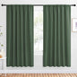 NICETOWN 2 Panels Blackout Curtains, Rod Pocket Window Curtains Room Darkning by NICETOWN