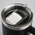 24 oz stainless steel thermal coffee mug, double-layer insulation, easy to hold and clean, suitable for coffee, cola, protein powder, beer, car water cup